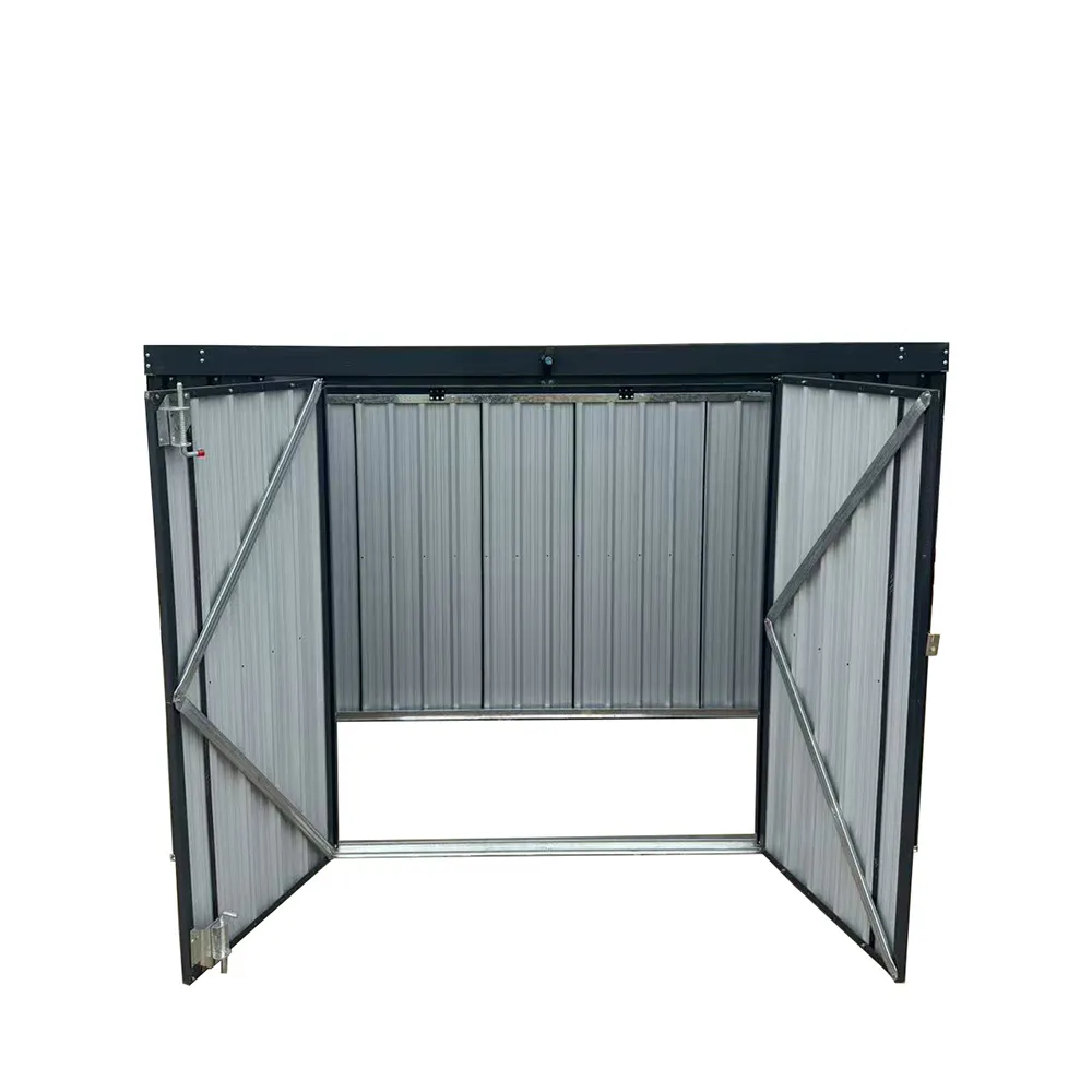Metal Garbage Can Storage Shed Wind Resistance
