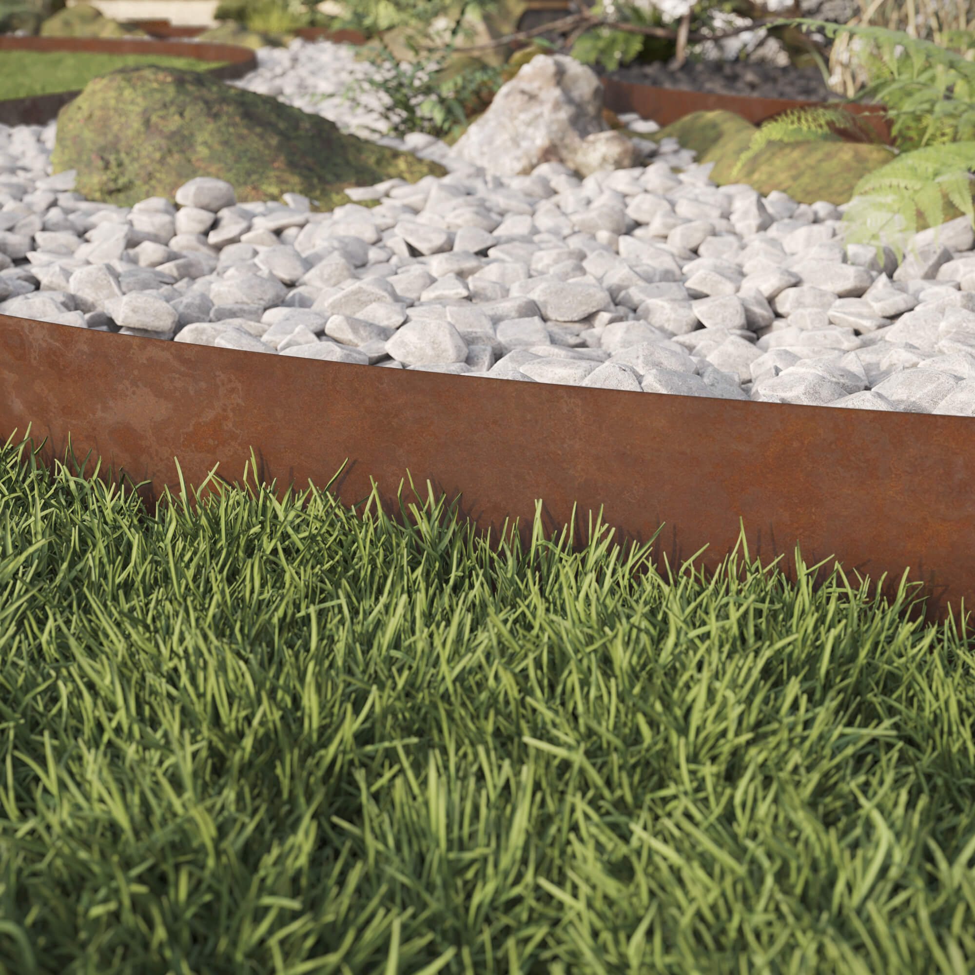 Steel Landscape Edging For Clean Gardens
