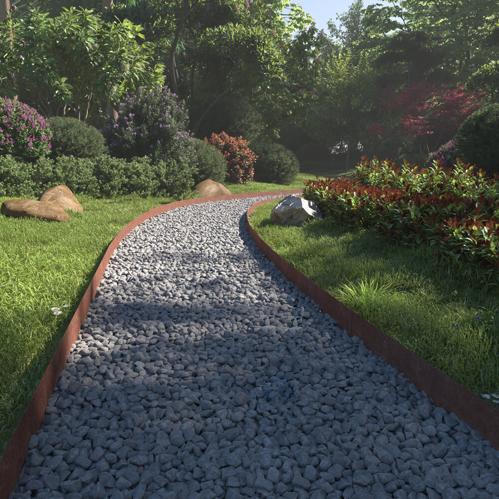 Modern Steel Landscape Edging Made Simple