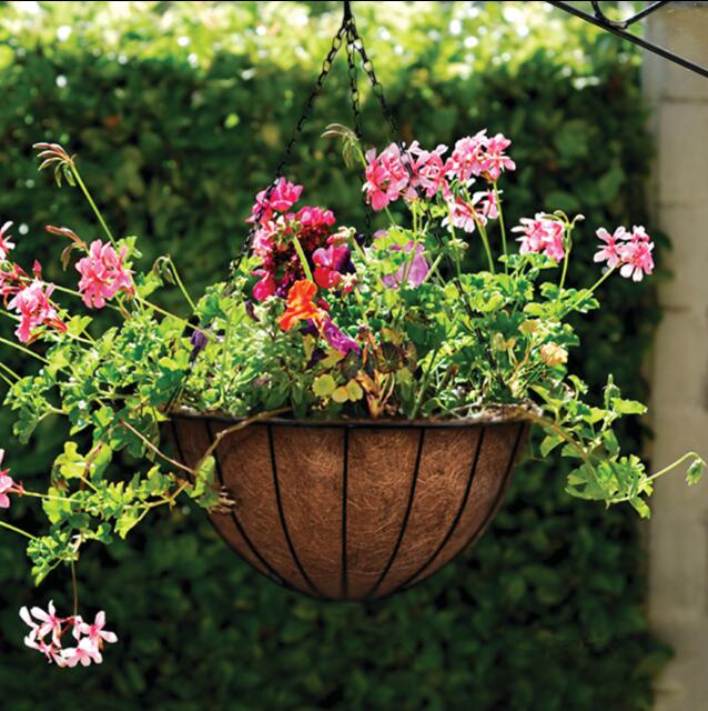 Steel Flower Basket For Vertical Beauty