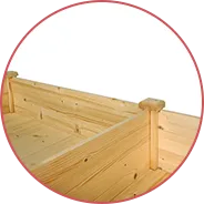 Wood Raised Garden Bed