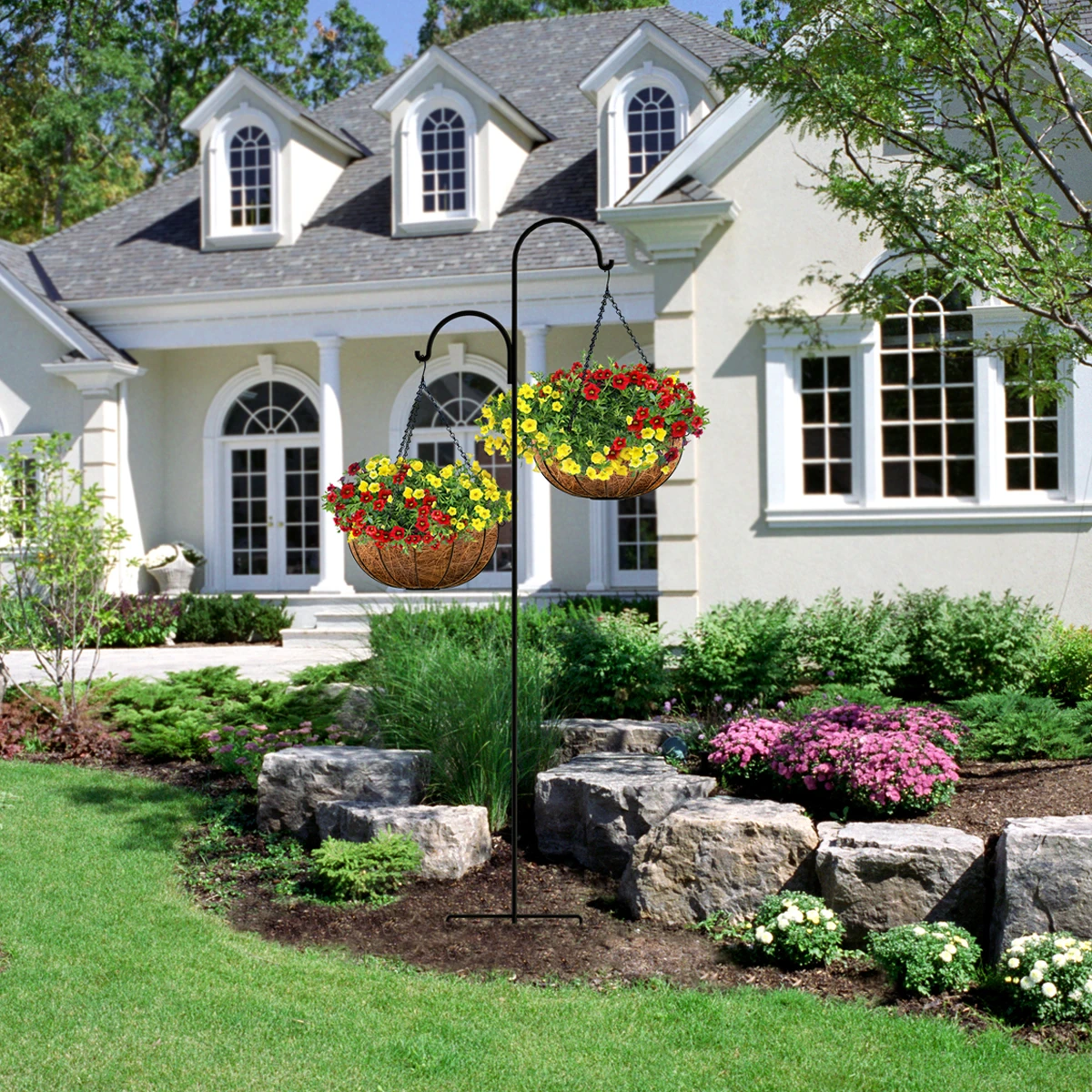 Strong and Stylish Shepherds Hooks for Every Outdoor Space