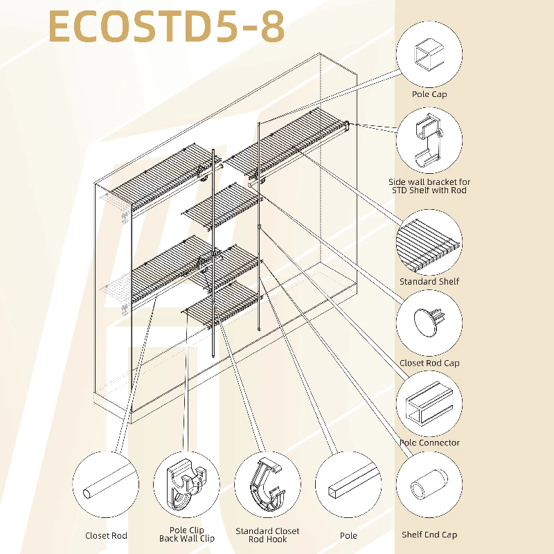 shepherd hooks with multiple hooks