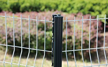 steel garden fence post