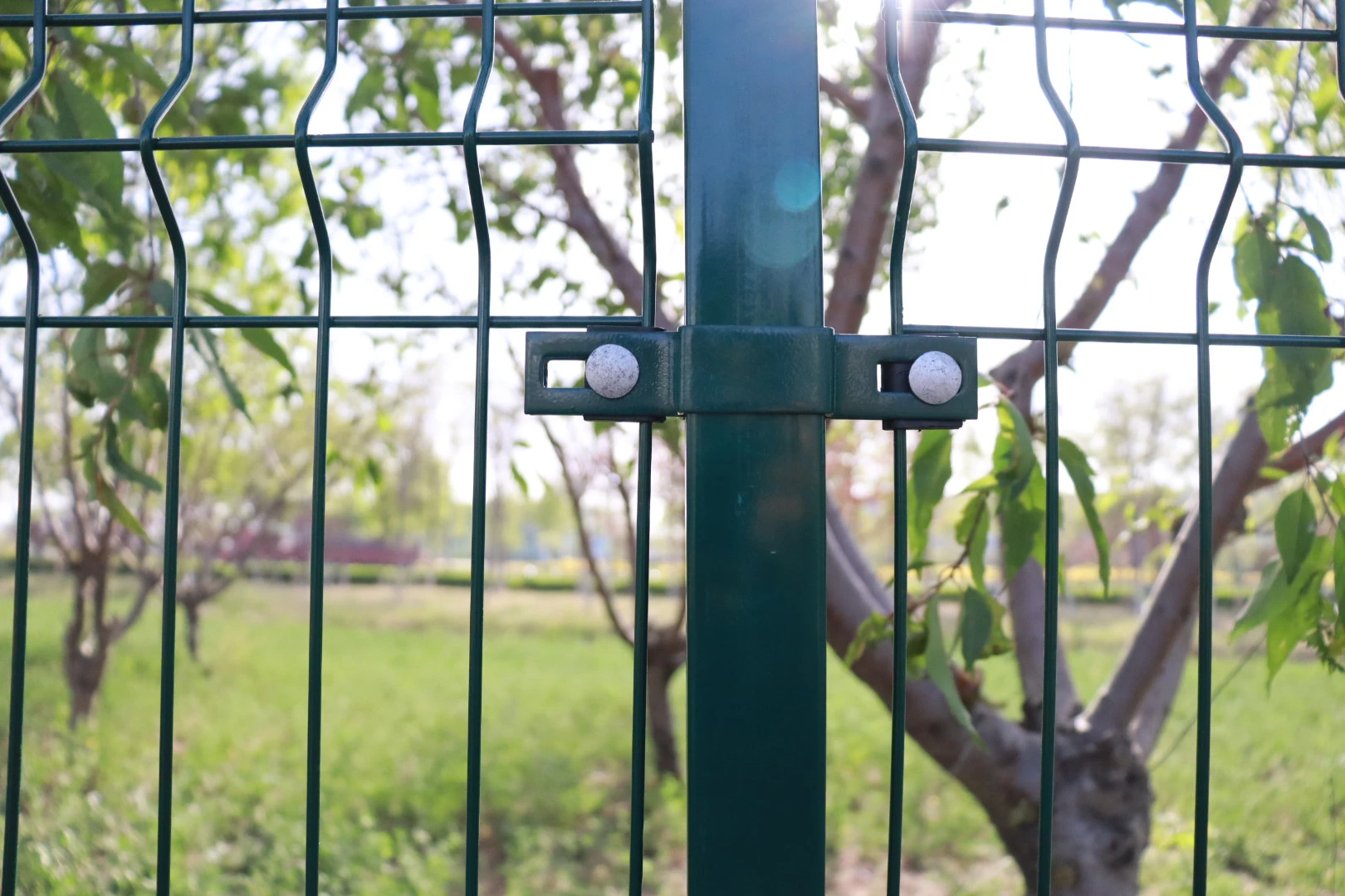 square steel fence post
