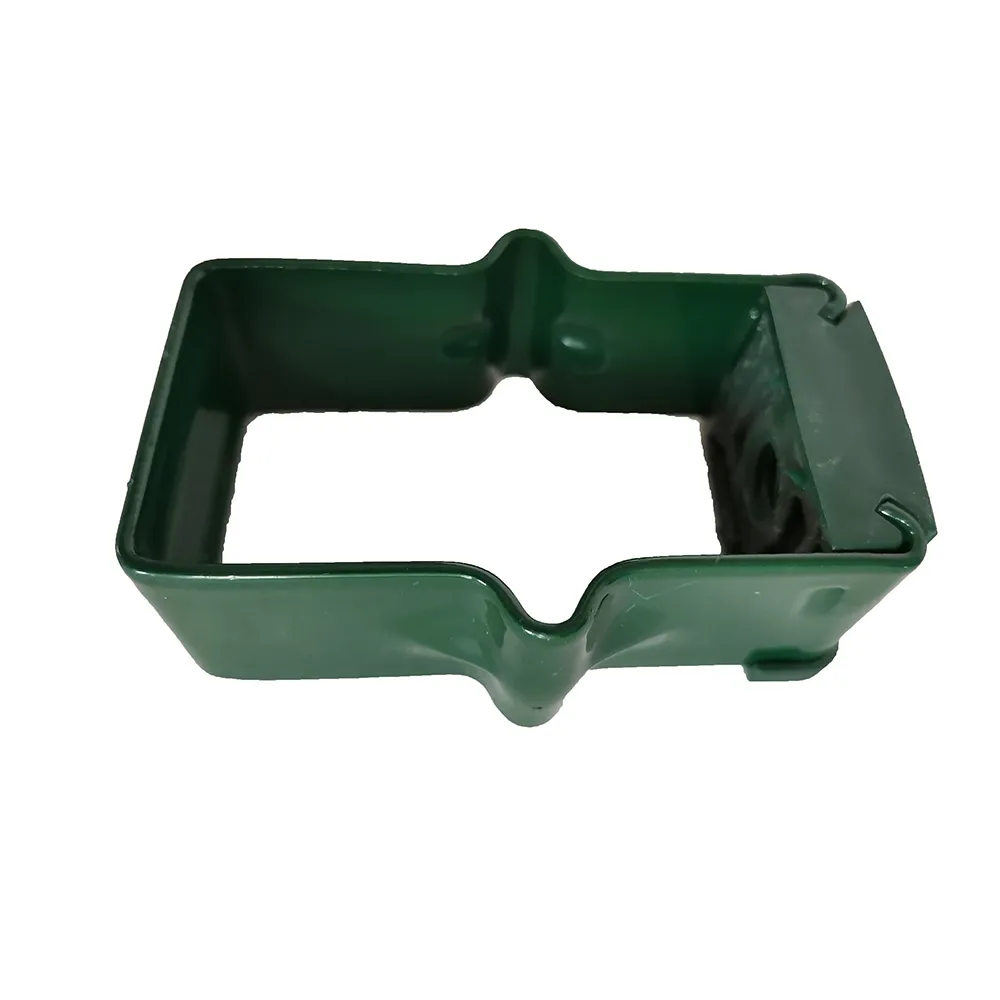 black powder coated steel fence posts