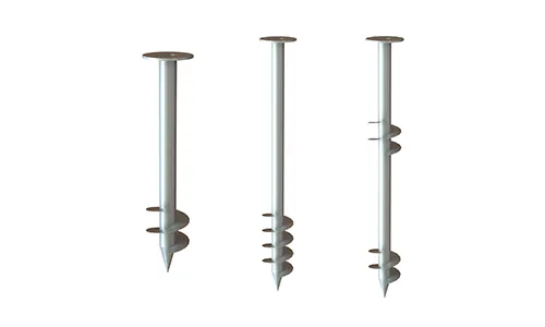 4 inch round metal fence post