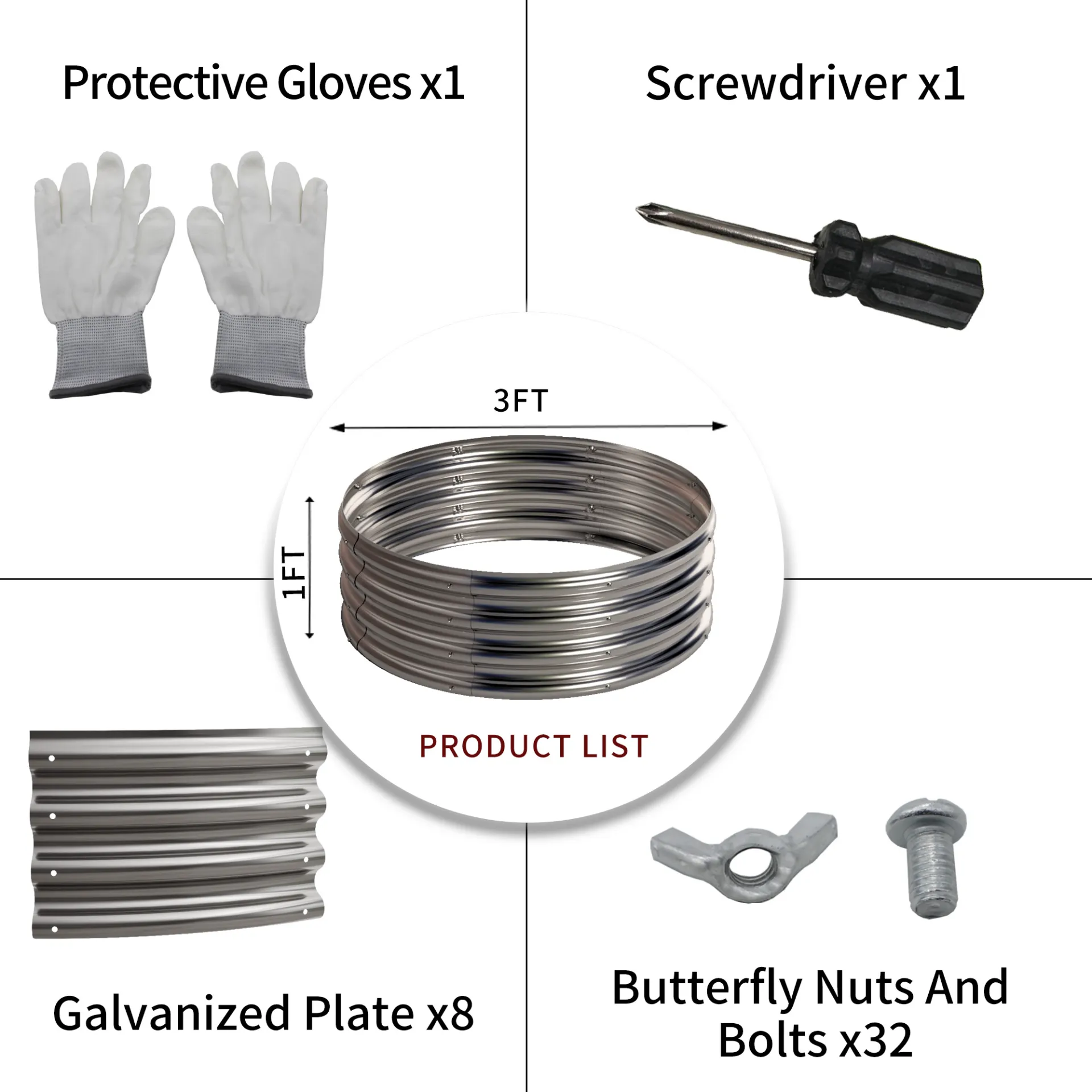 steel posts with holes