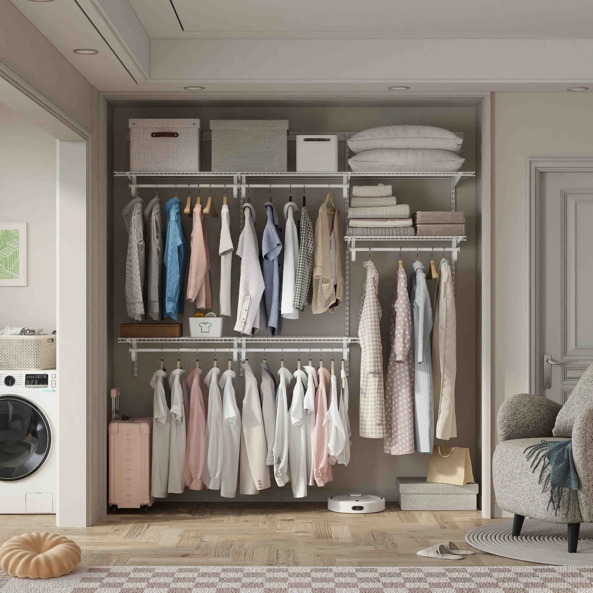 Advantages Of Wire Shelf Closet