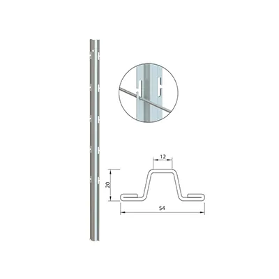 galvanised steel fencing posts