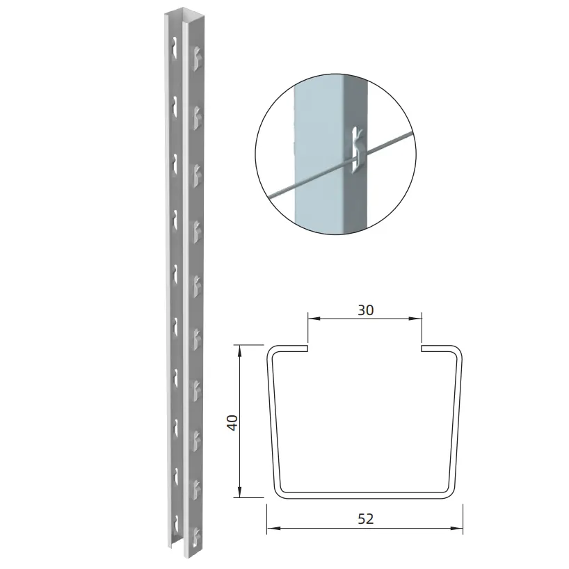 round aluminum fence post