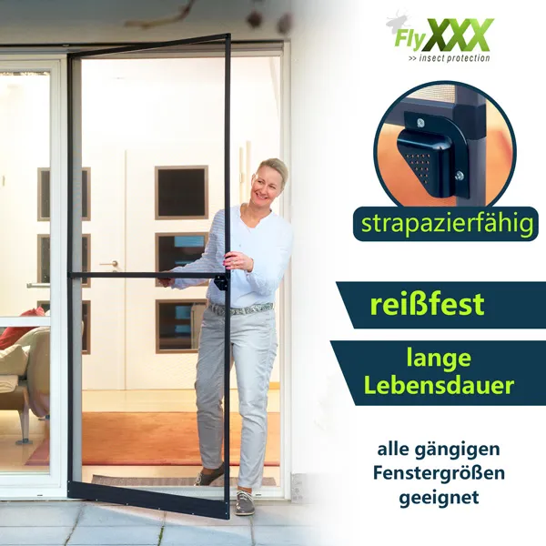 Aluminum Alloy Anti-Mosquito Fixed Screen Door