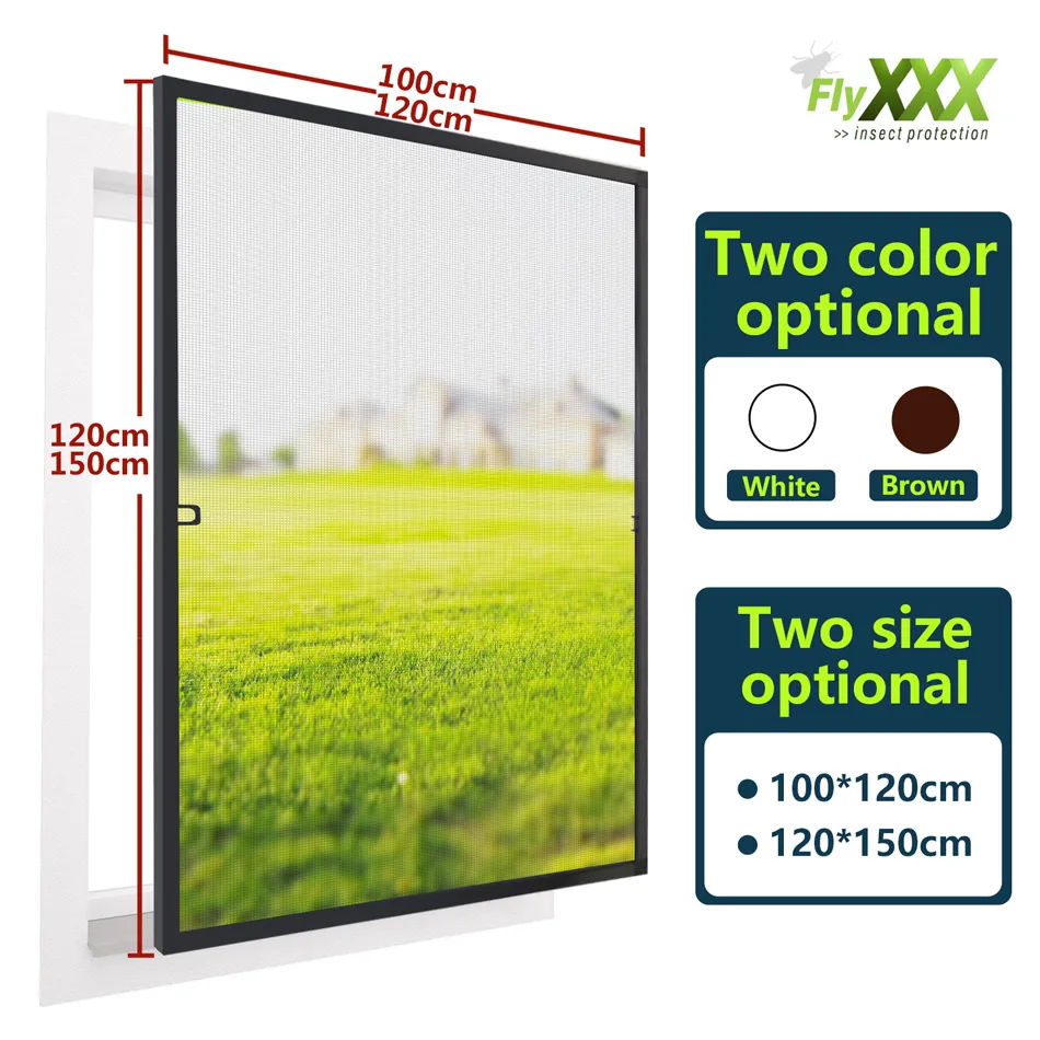 DIY Anti Mosquito Fixed Screen Window