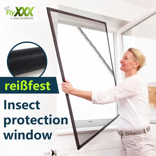 DIY Anti Mosquito Fixed Screen Window