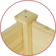 Wood Raised Garden Bed