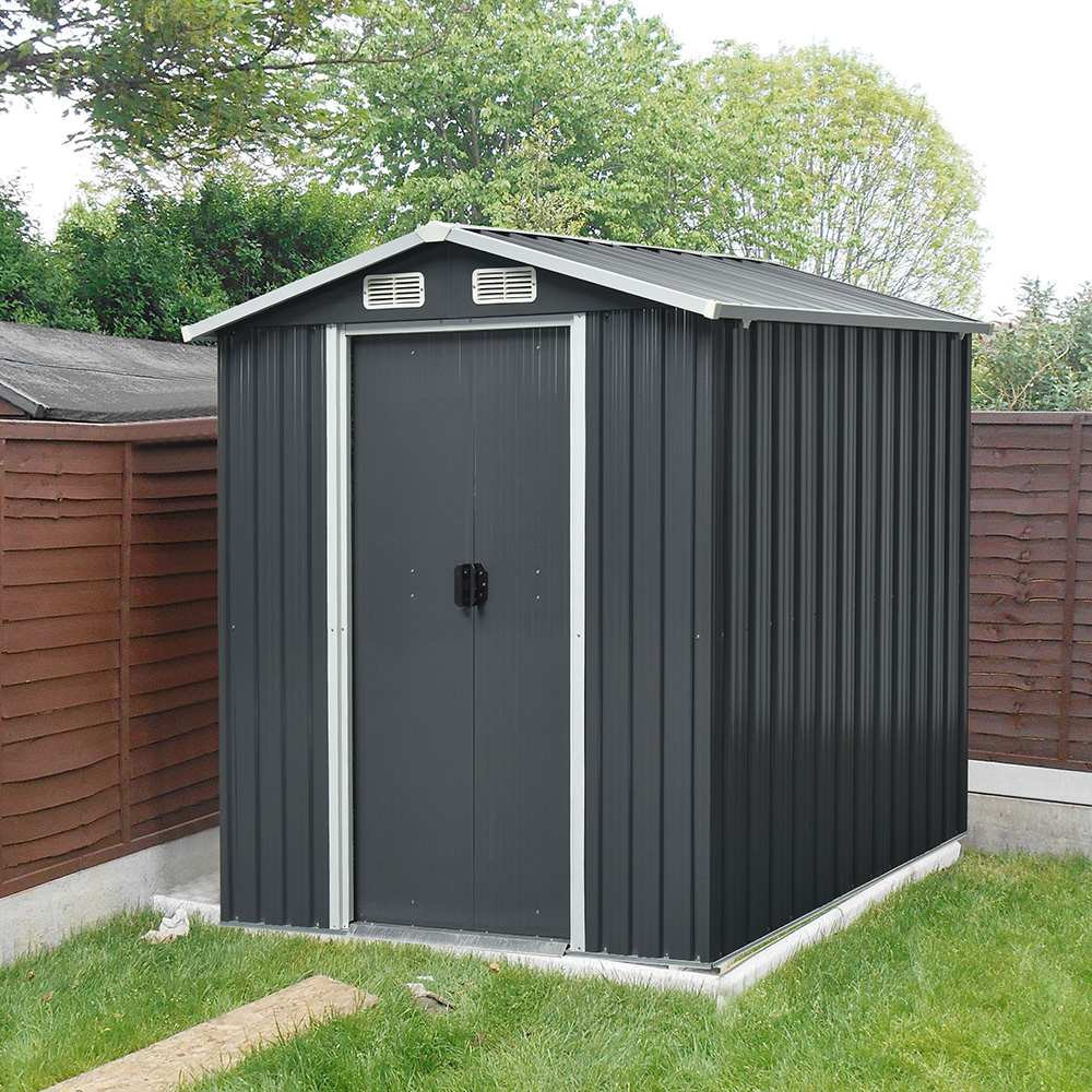 Read More About black metal shed