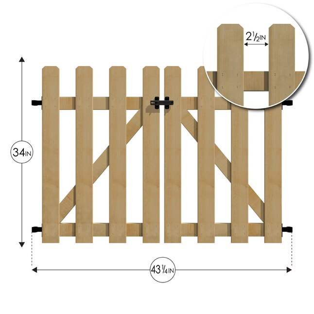 Durable Wood Fence Gate - Secure & Stylish Entry for Your Home