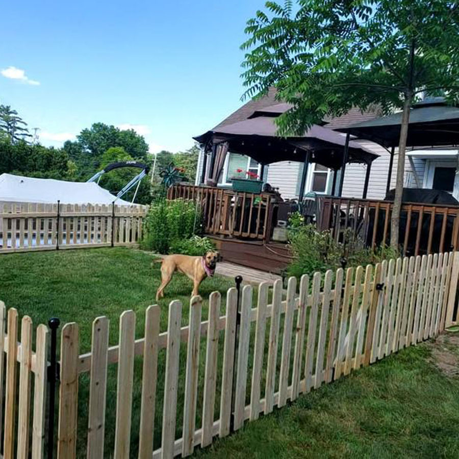 5-foot black chain link fence gate for secure outdoor enclosures and property boundaries