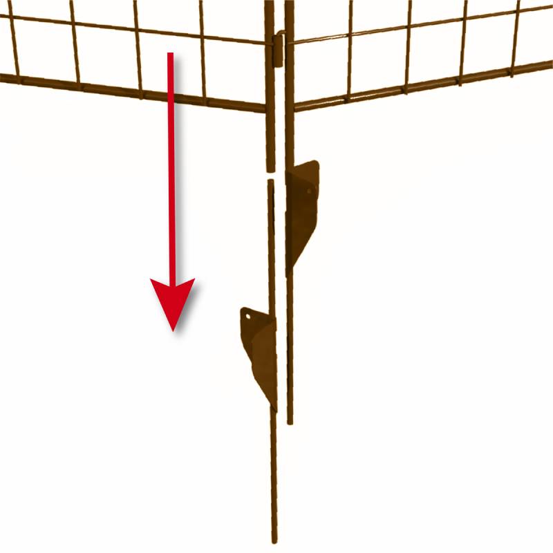 shepherd's hook wall sconce