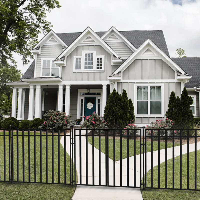 3-Rail Steel Fence Panels – Durable, Powder-Coated, Secure