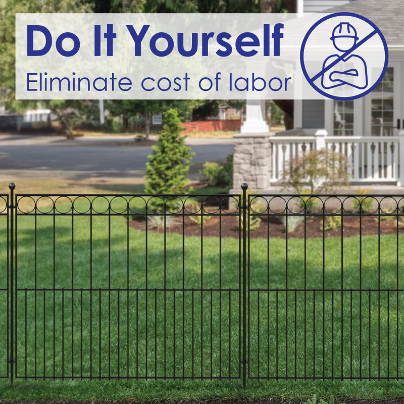 Discounted aluminum fence panels available for sale at reduced prices. Grab yours now!
