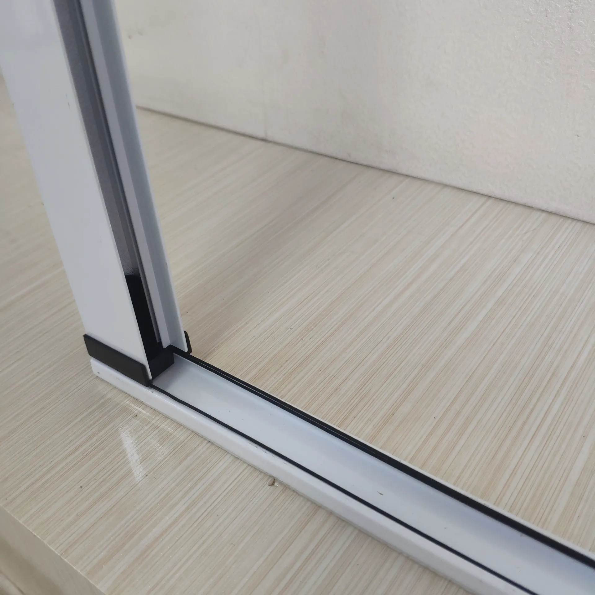 Low Bottom Rail Pleated Screen Door