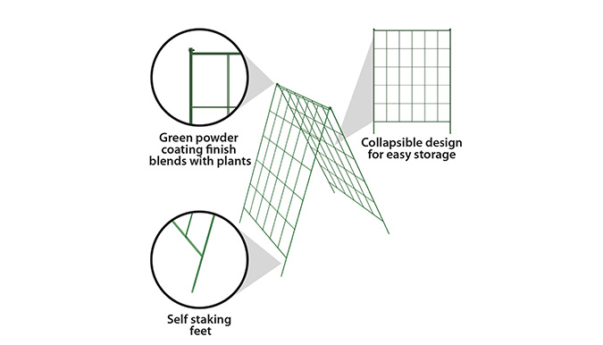 metal rope fence posts