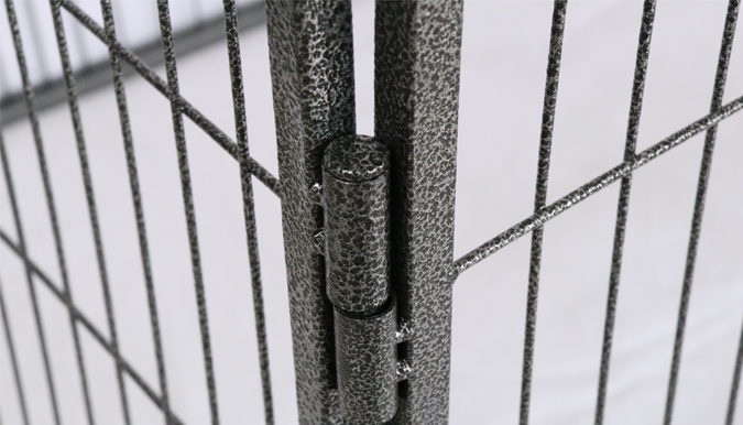 Support en fer forgé 3 branches pour lampes et décorations