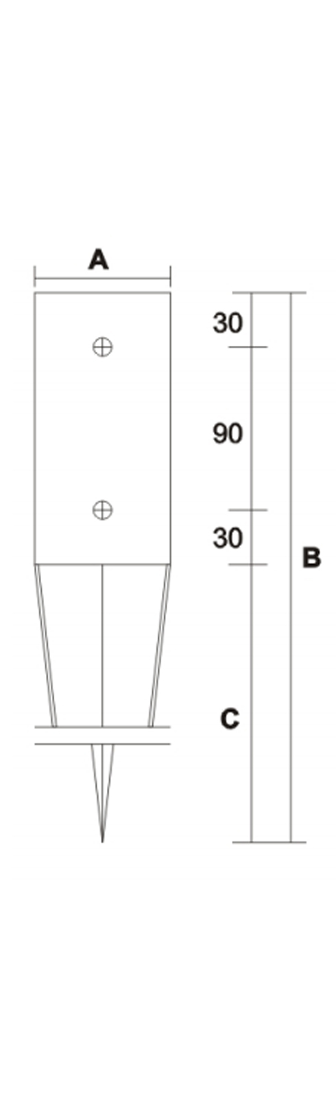 سياج من البلاستيك الأسود الصافي
