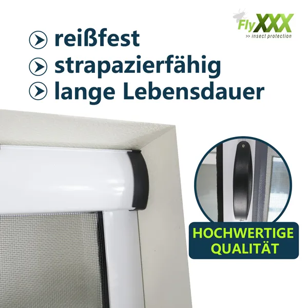 Aluminium Retractable Insect Roller Screen Window