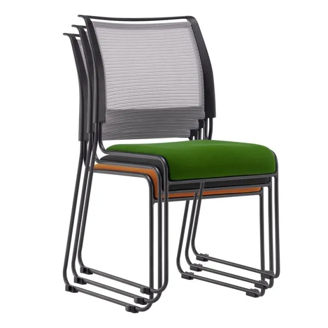 4 Leg Office Chair with Wheels With Lumbar Support