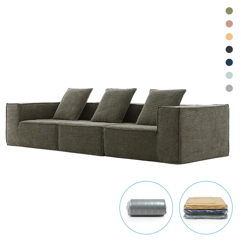 New Products Sectional Sofa Modern Sitting Room Furniture Living Room Sofa Set Design