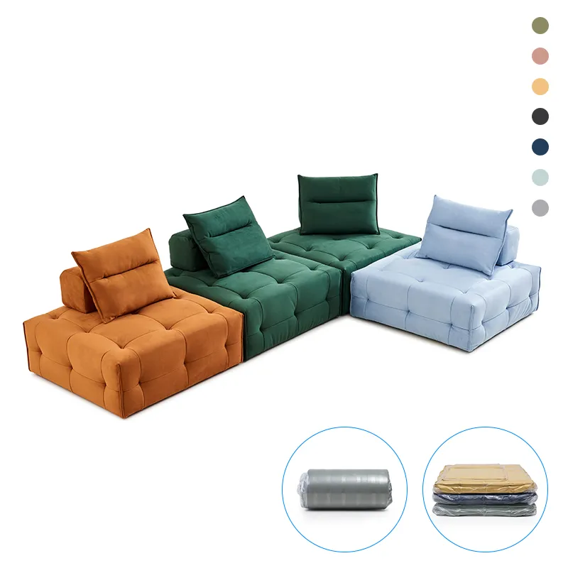 New Style Modular Nordic Modern Luxury Fabric Sofa Set Manufacturers Living Room