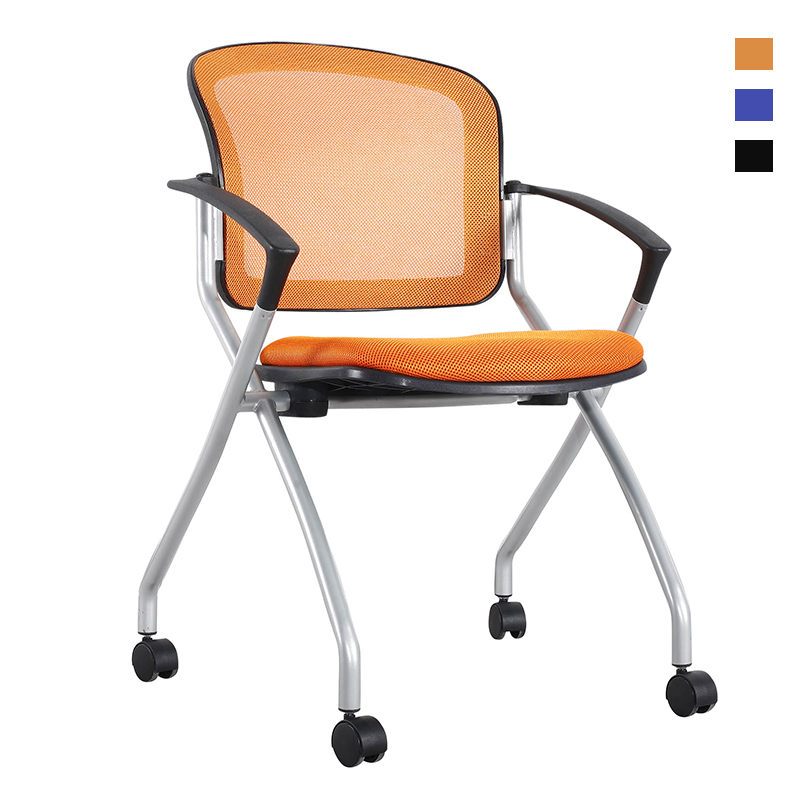 Commercial Conference Chair Dimensions Four Leg Office Chair for Meeting Room