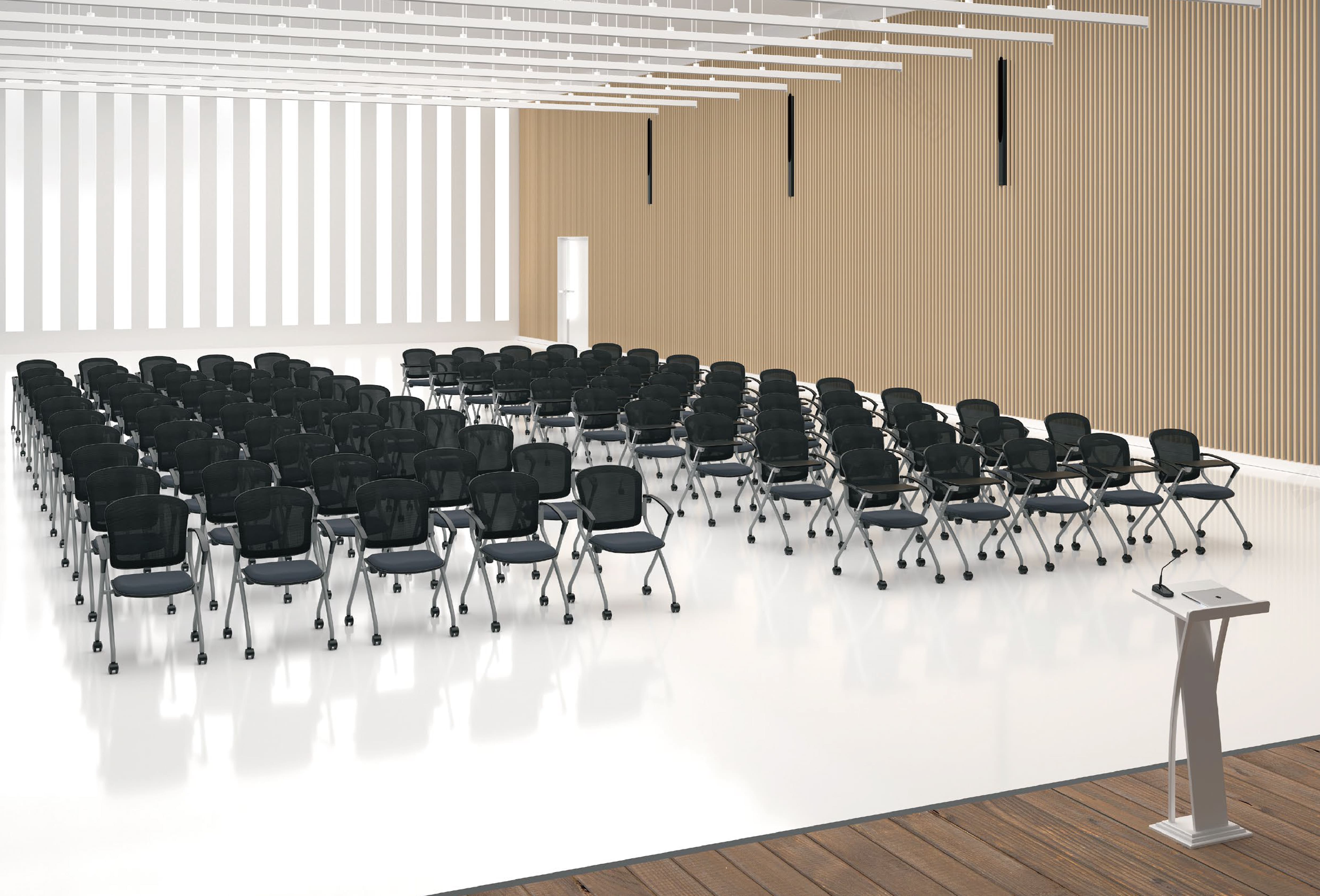 Exporter Meeting Chair for Visitor Engagement and Collaboration Solutions