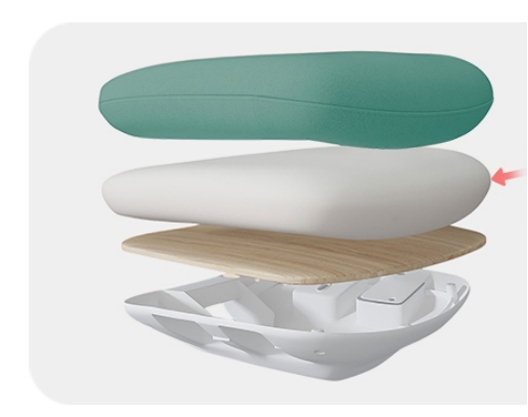 wooden office visitor chair laining