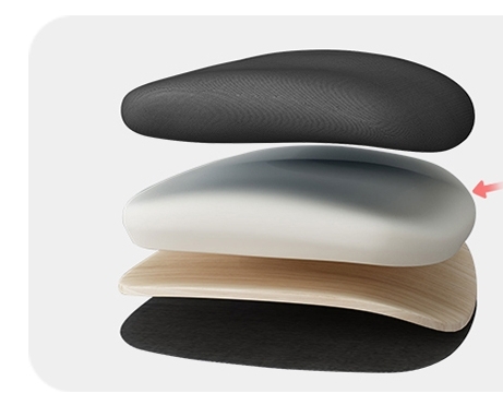 Leather PUOffice Swivel Ergonomic Office Chair with Footrest