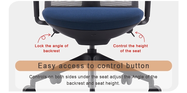 Office chair base tray accessories, square handle adjustable rotary lifting mechanism, chair mechanisms