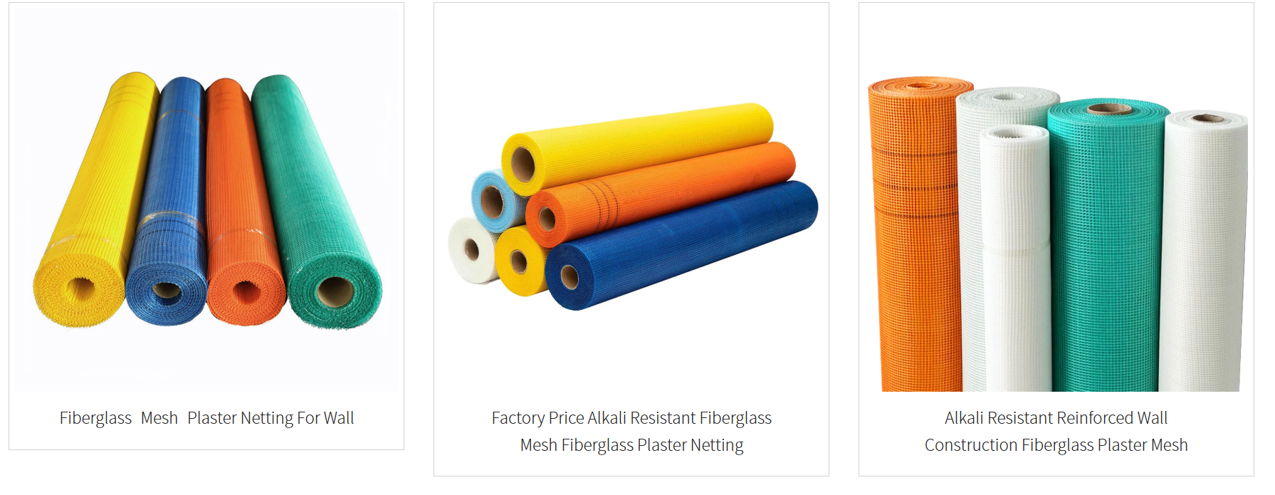 Alkali-resistant fiberglass mesh for cement mortar applications