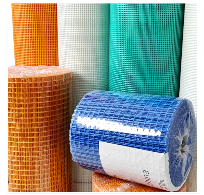 Fiberglass wall mesh compatibility with cement mortar