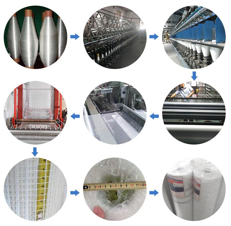 Factory Wholesale Fiberglass Mesh Roll for Wall