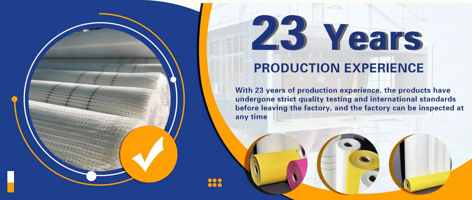 Alkali Resistant Fiberglass Mesh Tape for Effective CE Certified Construction Applications