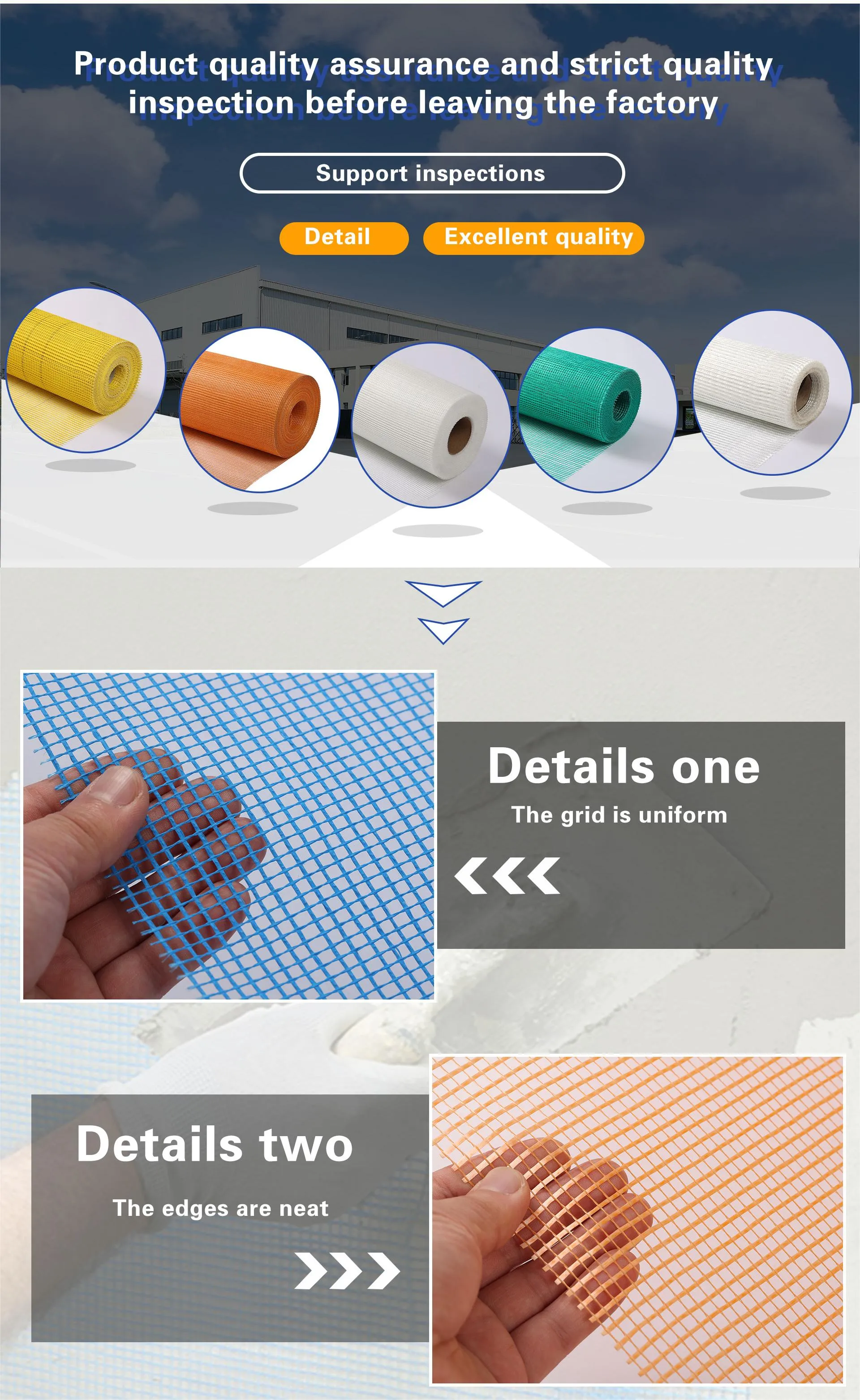 Durable Fine Fiberglass Mesh for Enhanced Strength and Versatility in Applications