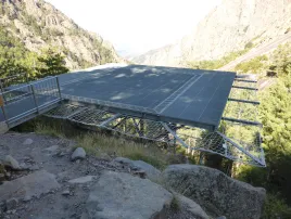 galvanised steel walkway