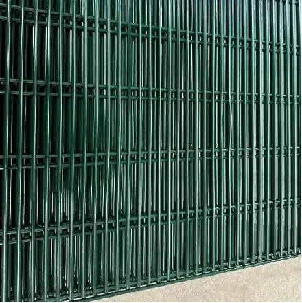 vertical steel fence