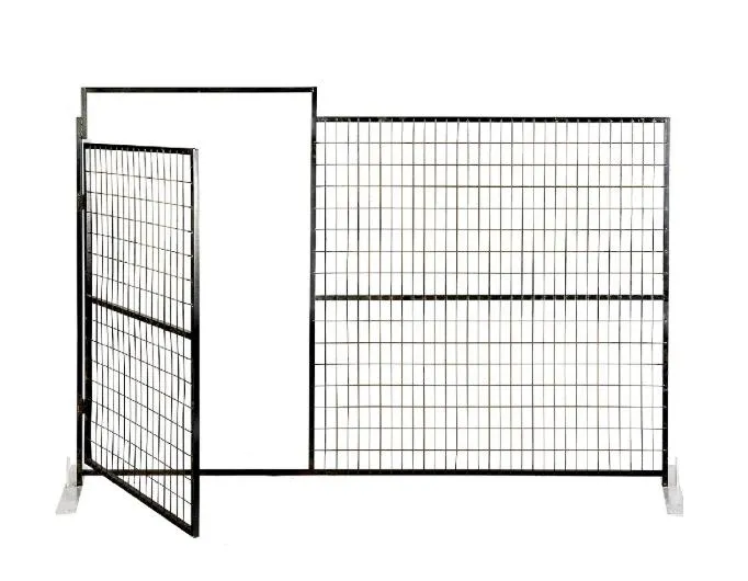 Versatile Black Temporary Fence Solutions