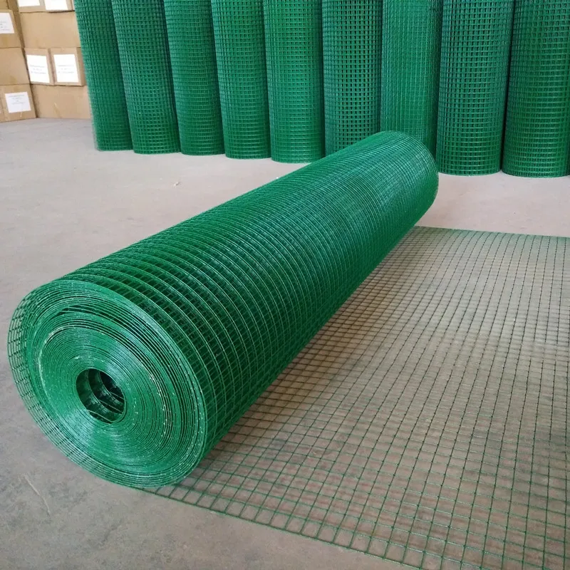 PVC Coated Welded Wire Mesh - Rustproof, Bulk Rolls & Panels