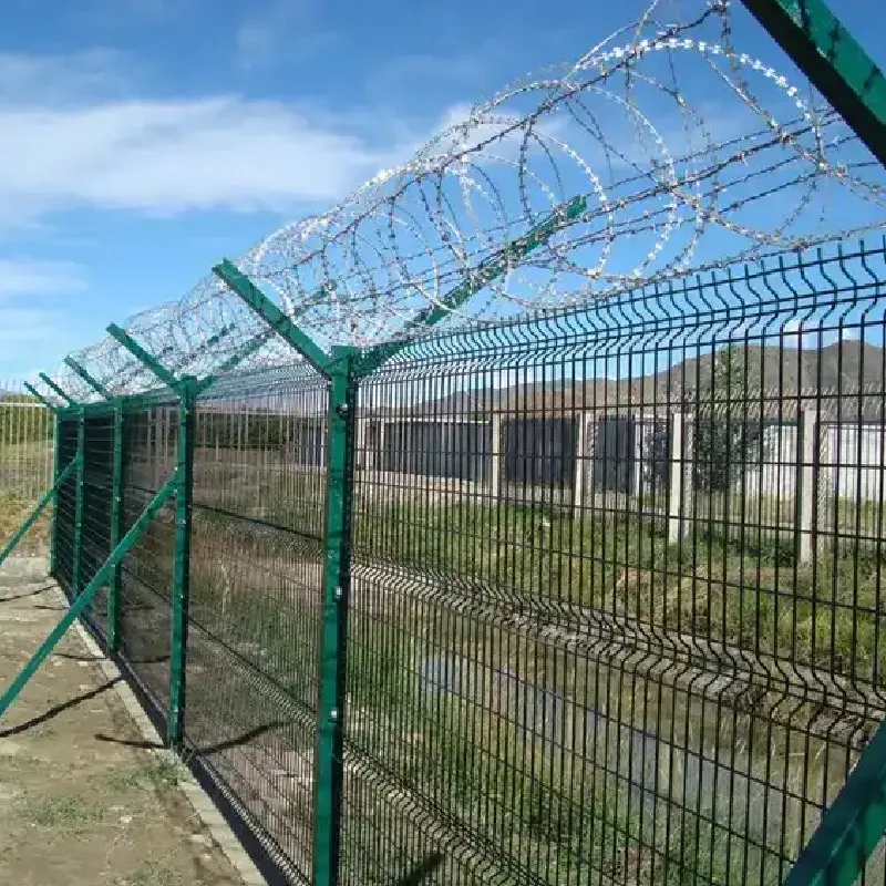 slatted chain link fence