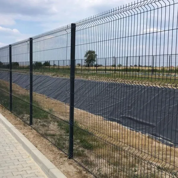 black chain link fence