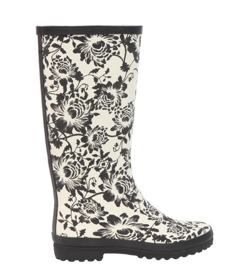 Practical and Stylish Floral Rain Boots